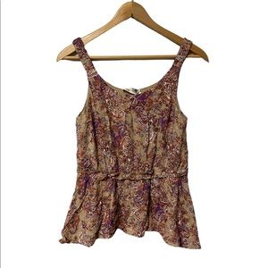 Everleigh Brown Paisley Design Tank Size Small